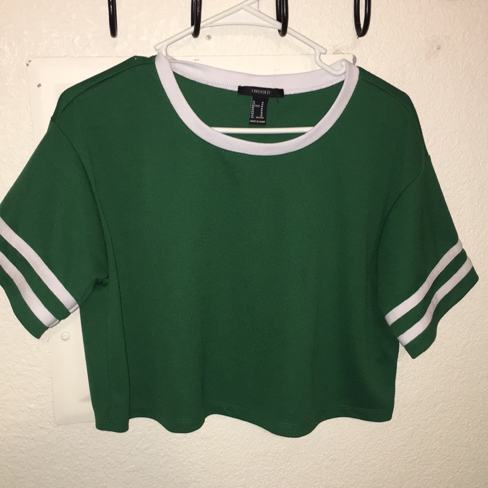 jersey style crop top